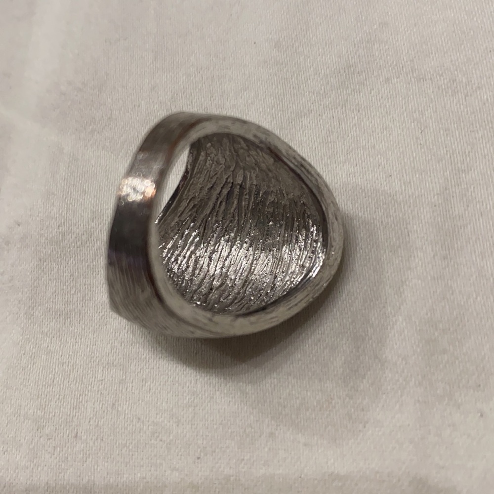 Silver Statement Ring - image 8